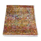 Italiensk tillverkad bordsduk av hög kvalitet i handtryckt bomull - varumärken Viadurini