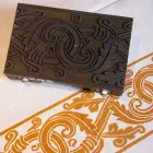 Mycket tillverkad italiensk tryckt bomull och linnedduk - märken Viadurini