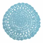 Rund bordstable Virkad bordstablett Olika färger 12 delar - Punzolo Viadurini