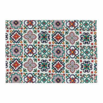 Amerikanska bordstabletter i polyester med dubbla ansiktsdekorationer 12 st - Aztecasq