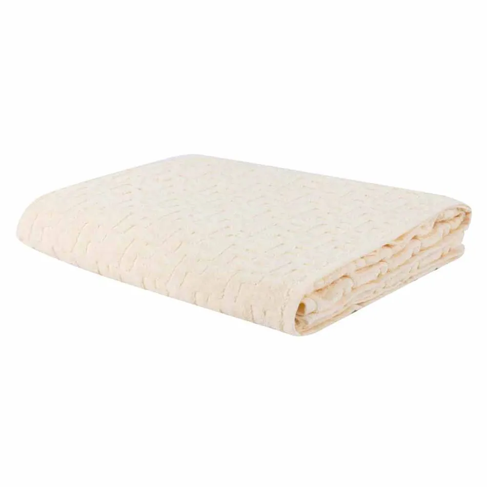 Trio av badhanddukar i badhandduk i frotté, ansikte och gäst - Ginestra Viadurini