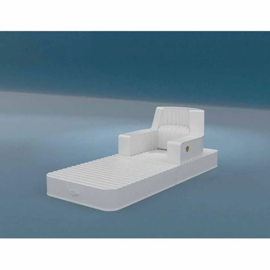 Trona flytande stol vit design gjort i Italien Viadurini