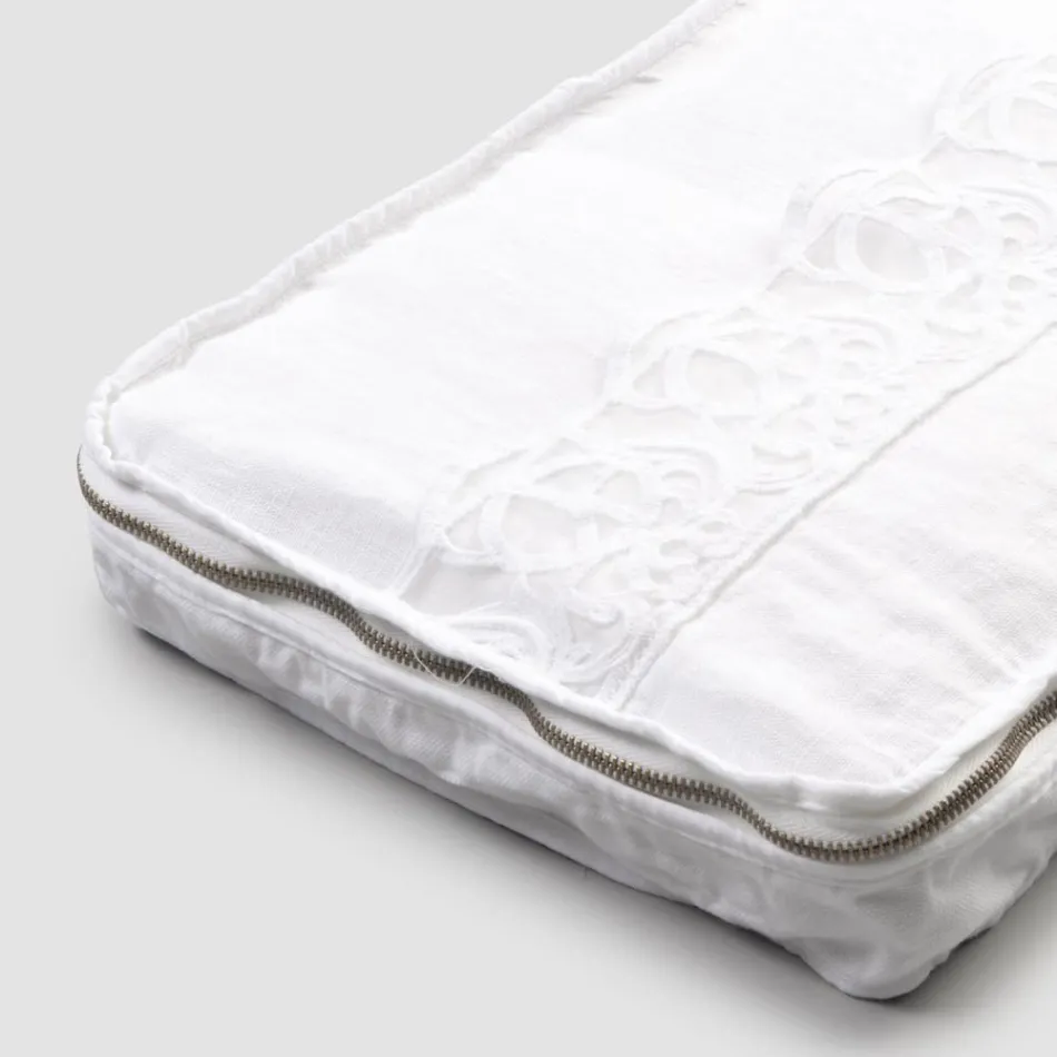 Stort resefodral i linne med italiensk lyx Sinergiaspets - Randall Viadurini