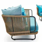Varaschin Babylon 2-sits soffa med modern design Viadurini