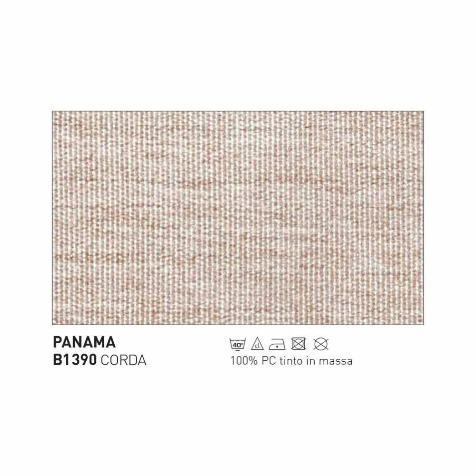 Varaschin Bali modern 3-sits utomhus soffa i solid teak trä Viadurini