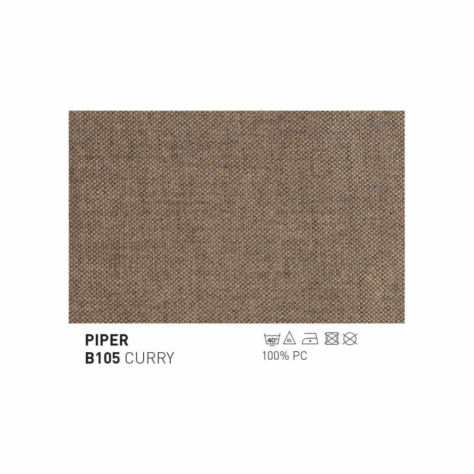 Varaschin Bali modern utomhus fåtölj i stoppad tyg Viadurini