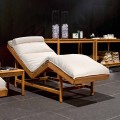 Varaschin Streckkod samtida trädgårdsbädd / inomhus teak
