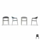 Varaschin Clever stol av modern design trädgård, 6 st Viadurini