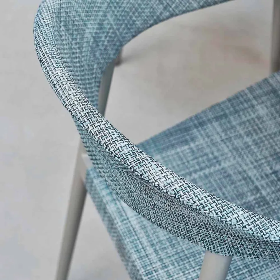 Varaschin Clever stol av modern design trädgård, 6 st Viadurini