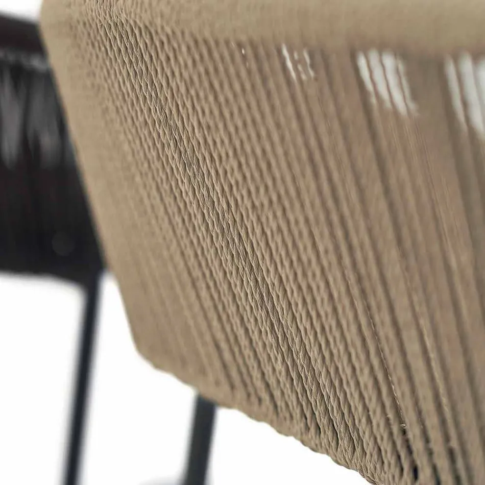 Varaschin Cricket stol med handvävda yttre, 2 stycken Viadurini