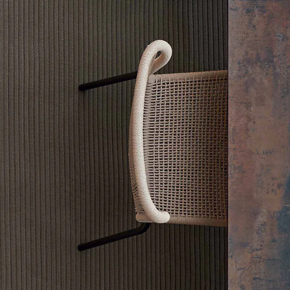 Varaschin Cricket utomhus stol modern vävda för hand, 2 st Viadurini