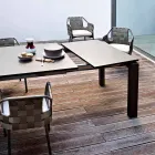 Varaschin Dolmen trädgårdsbordet utdrag upp till 380 cm Viadurini