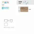 Varaschin Emma design utomhus fotstöd i stoppad tyg Viadurini