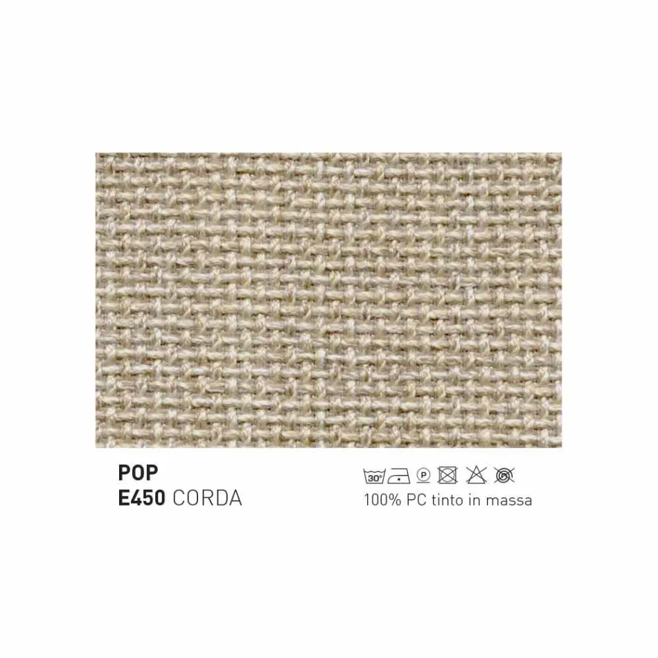 Varaschin Emma design utomhus fotstöd i stoppad tyg Viadurini