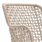 Varaschin Emma vadderad utomhus fåtölj med modern design Viadurini