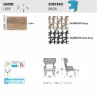 Varaschin Emma vadderad utomhus fåtölj med modern design Viadurini