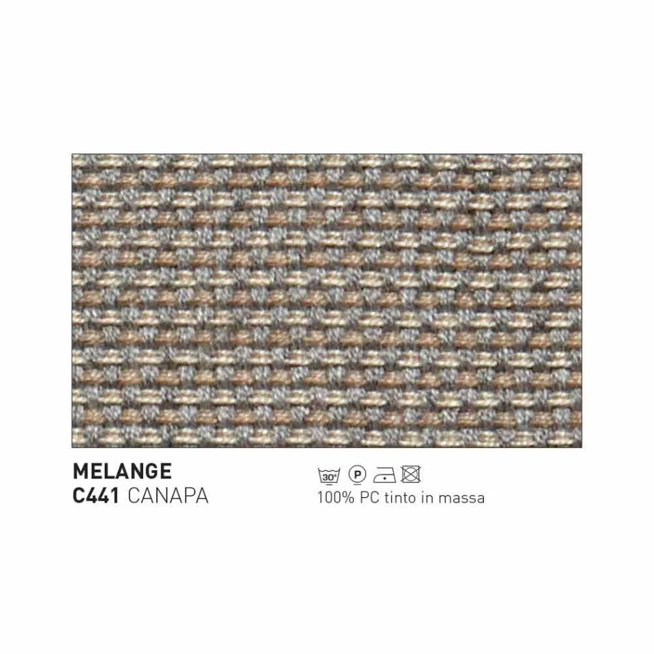 Varaschin Emma vadderad utomhus fåtölj med modern design Viadurini