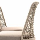 Varaschin Emma design utomhusstol i tyg och aluminium Viadurini