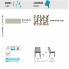 Varaschin Emma design trädgårdsstol i tyg och aluminium Viadurini