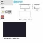 Varaschin Kolonaki Table modern trädgård i olika storlekar Viadurini