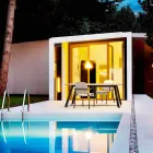 Varaschin Kolonaki Table modern trädgård i olika storlekar Viadurini