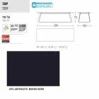 Varaschin Kolonaki Table modern trädgård i olika storlekar Viadurini