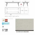 Varaschin Link bord trädgård bord med teak ben, H65 cm Viadurini