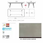 Varaschin Link tabell H 65 cm trädgård utdrag upp till 350 cm Viadurini