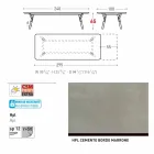 Varaschin Link tabell H 65 cm trädgård utdrag upp till 350 cm Viadurini