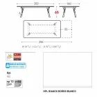 Varaschin Link tabell H 65 cm trädgård utdrag upp till 350 cm Viadurini