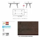 Varaschin Link tabell H 65 cm trädgård utdrag upp till 350 cm Viadurini