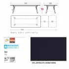 Varaschin Link trädgård förlängning bord med teak ben, H75 cm Viadurini