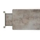 Varaschin Link modern design utdragbart trädgårdsbord, H 73,2 cm Viadurini