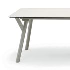 Varaschin Link modern design utdragbart trädgårdsbord, H 73,2 cm Viadurini