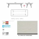 Varaschin Link trädgård bord med teak ben, H 65 cm Viadurini