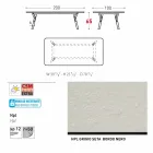 Varaschin Link Fast matbord från externa eller interna H 65 cm Viadurini