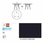 Varaschin Links Rundabords modern design trädgård, H 75 cm Viadurini