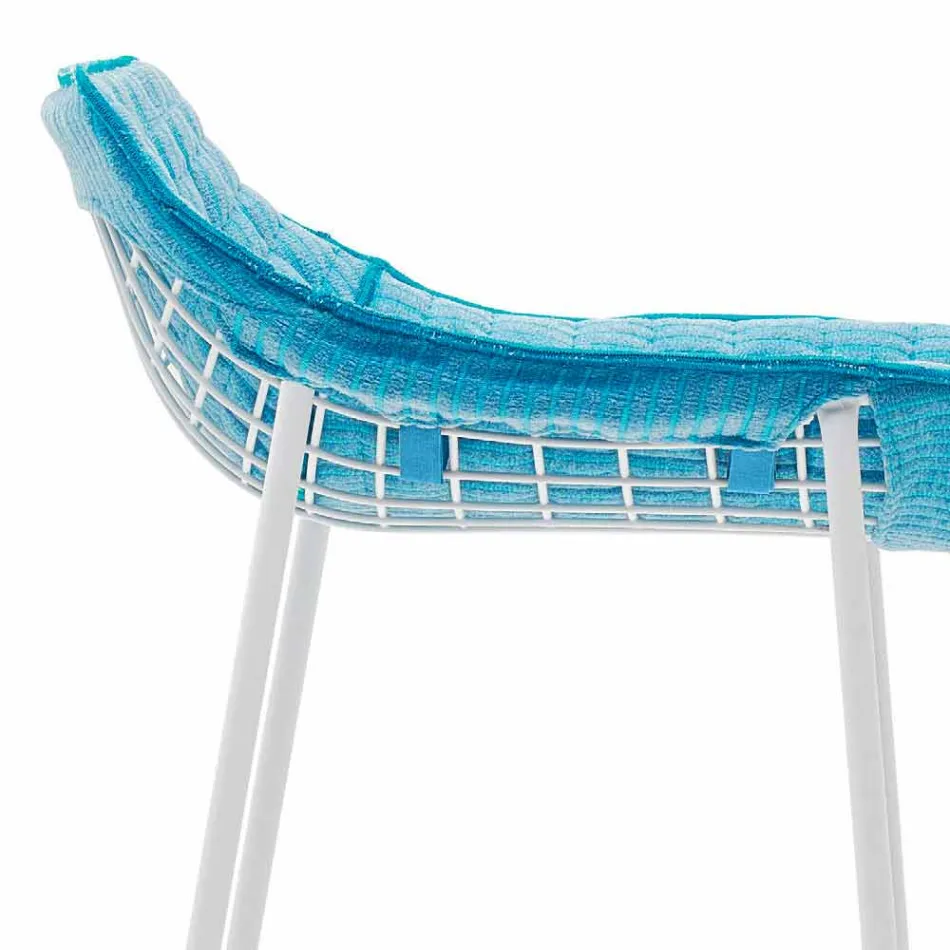 Varaschin Summer Utomhusstol i stål och tyg Viadurini