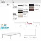 Varaschin System design utomhus soffbord i målade aluminium Viadurini