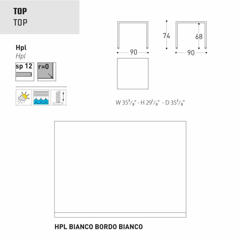 Varaschin Victor bord för att äta middag inomhus och trädgård, modern design Viadurini