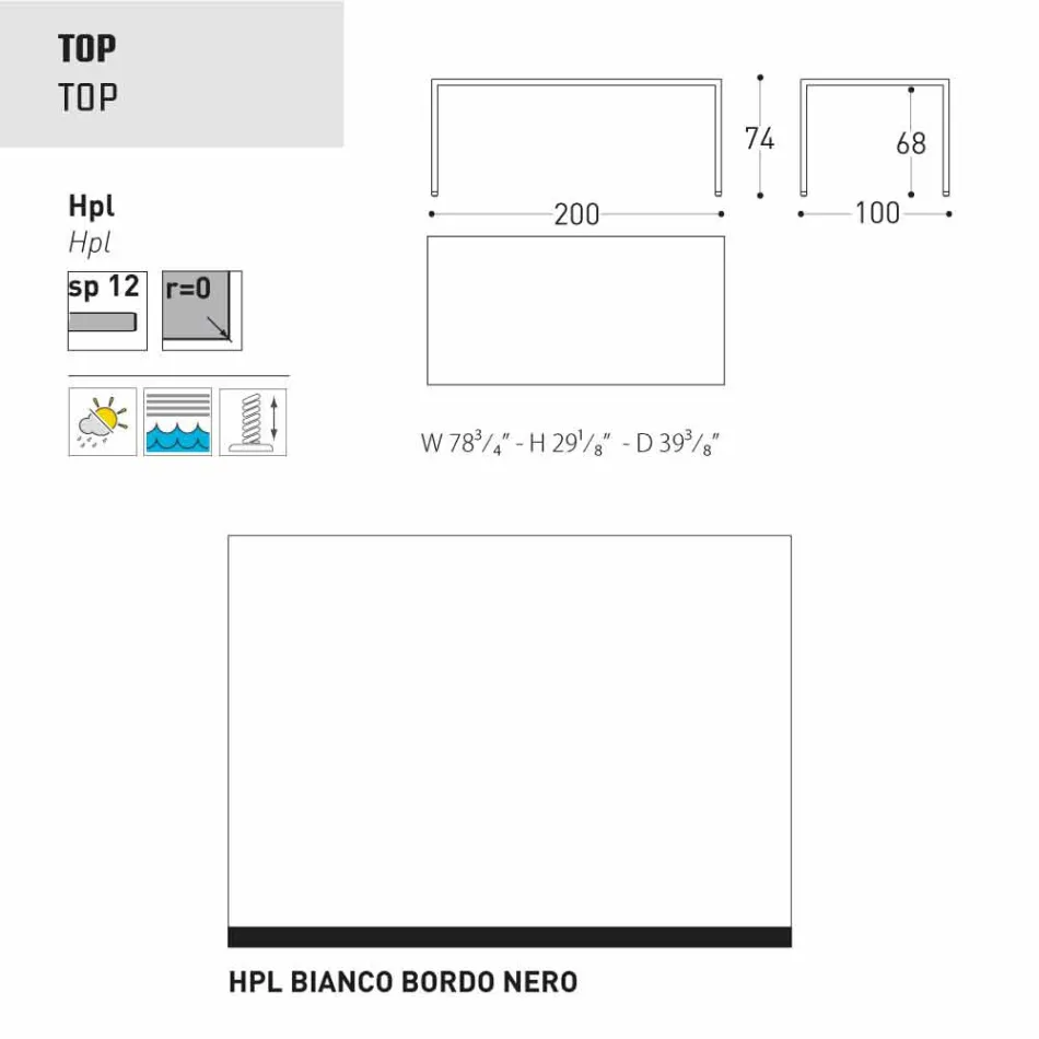 Varaschin Victor bord för att äta middag inomhus och trädgård, modern design Viadurini