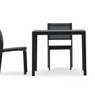 Varaschin Victor bord för att äta middag inomhus och trädgård, modern design Viadurini