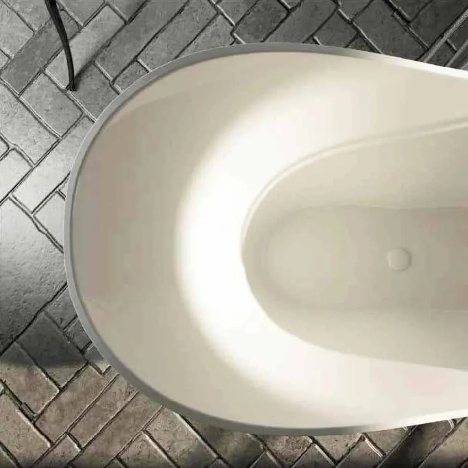 Modernt frittstående designbad gjort i Italien Ragusa Viadurini