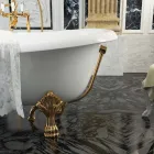 Classic frittstående design badkar tillverkat i Italien, Fregona Viadurini