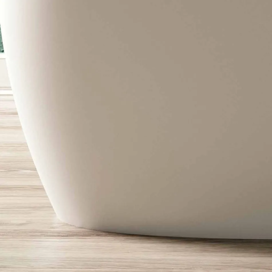 Frittstående badkar, Design Solid Surface Glossy / Matt - Veil Viadurini