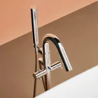 Frittstående rör, gjord i Italien, i fast yta - Flöde Viadurini