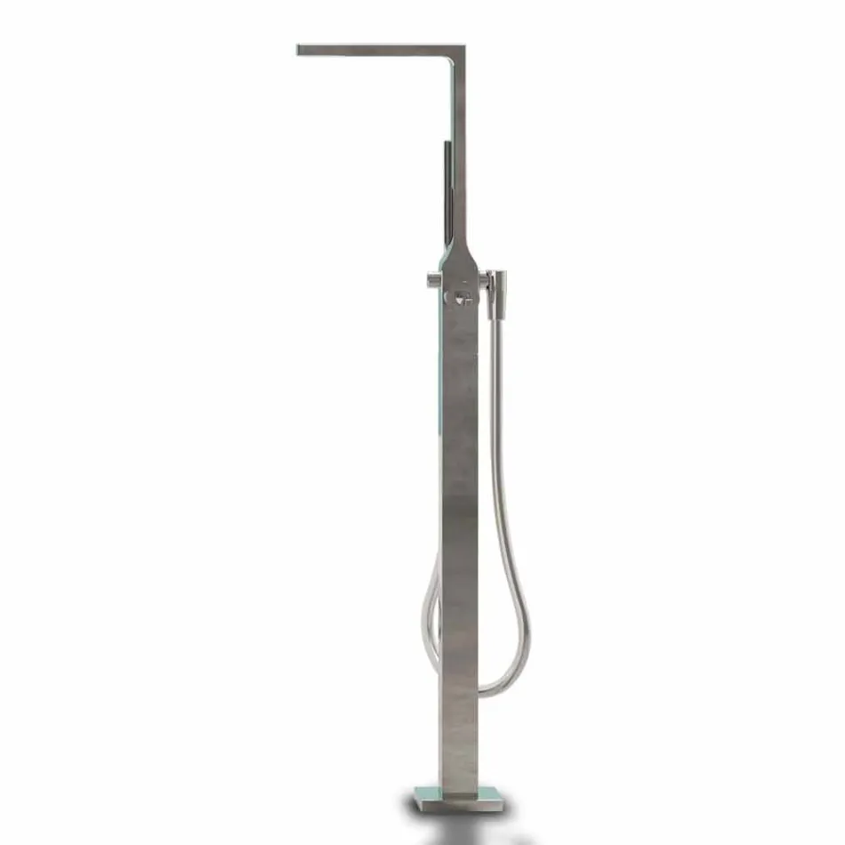 Fristående Modern Design Badrum Glansigt Vit eller Matt - Ansikte Viadurini