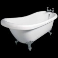 Bath fristående modern design i vit akryl Dawn 1700x750mm