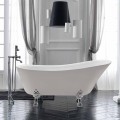 Fristående badkar design i vit akryl Summer 1700x720 mm
