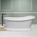 Bath vit modern fristående akryl Winter 1710x730 mm
